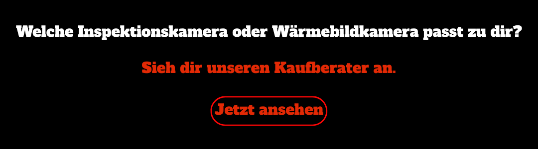 Banner im Bereich „Modellvergleich“ – Prüfen Sie vor dem Kauf, welche Inspektions- oder Wärmebildkamera am besten geeignet ist.