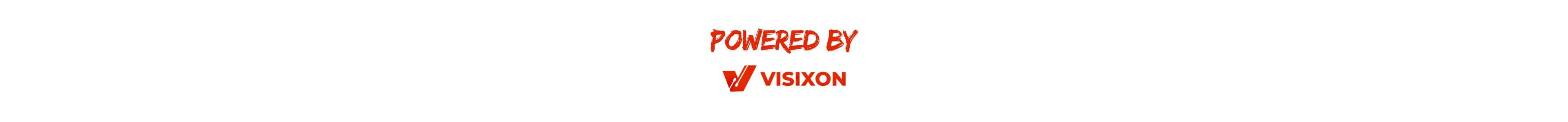 Stopka strony sklepu Visixon z napisem Powered by Visixon – polska marka kamer inspekcyjnych i termowizyjnych